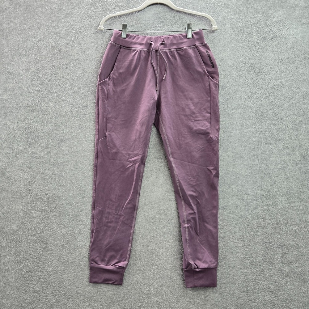 Alphalete Women Activewear Pants Small Purple Joggers Drawstring‎ 25 in Inseam